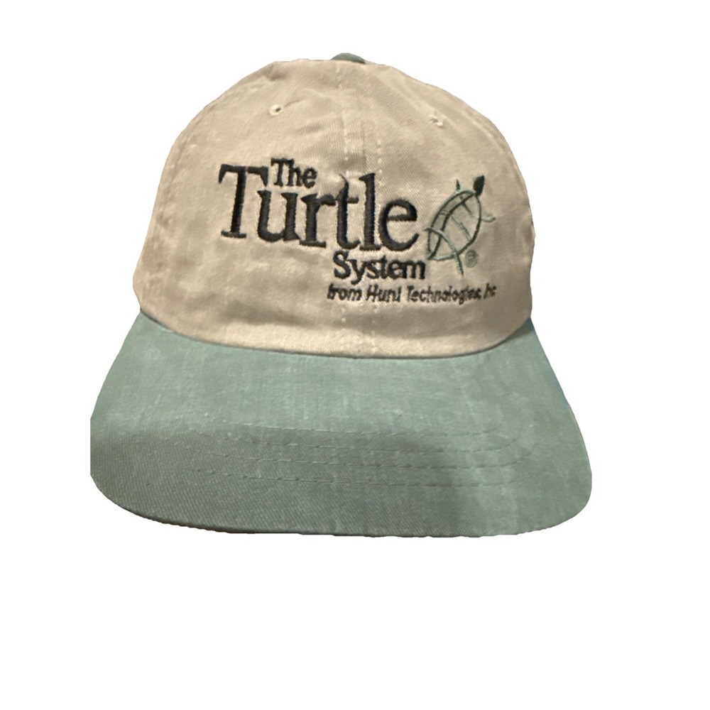 Hunt‎ Technologies Hat Cap Strap Back Embroidered Hunting The Turtle System H7